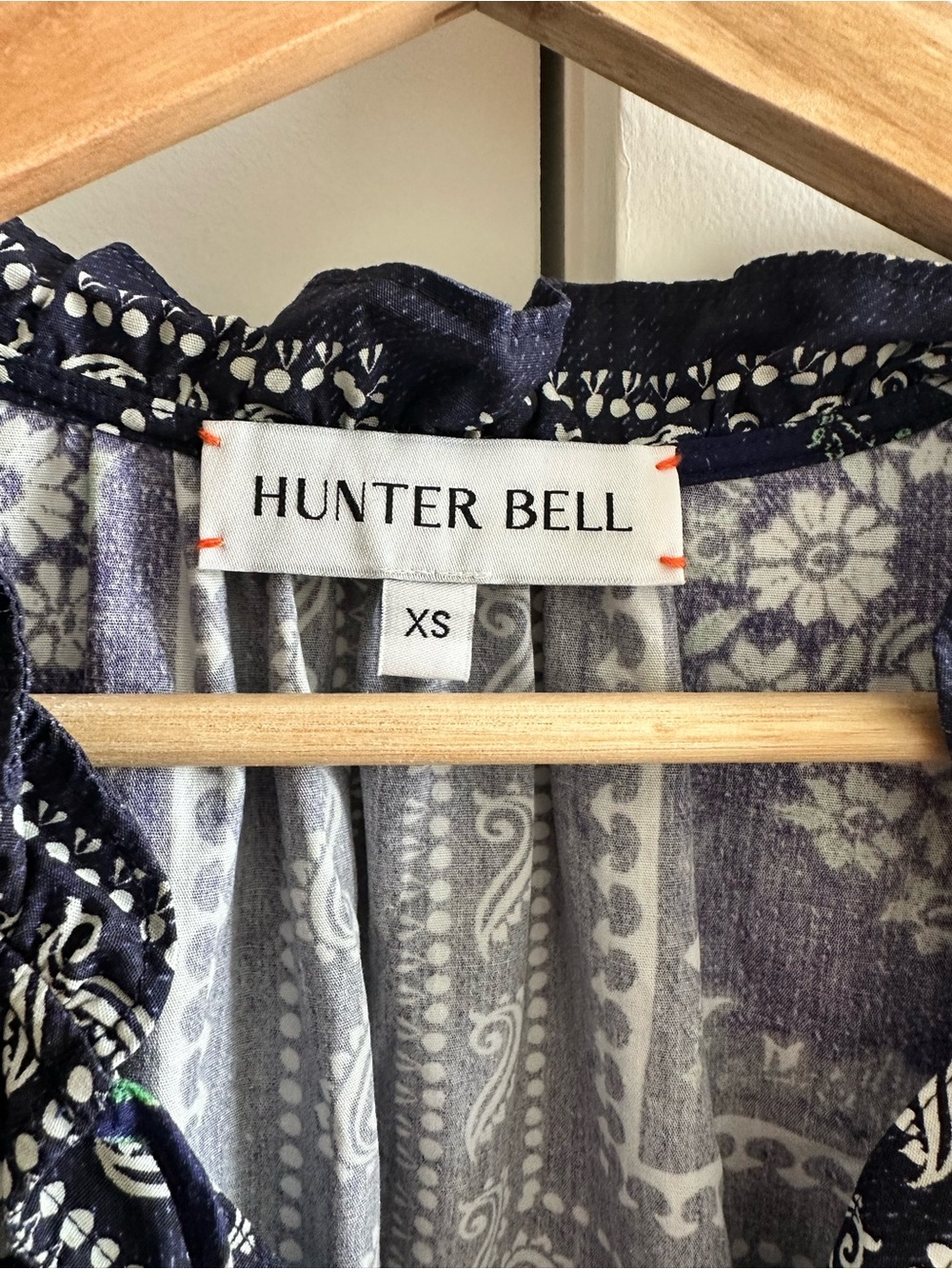 HUNTER BELL Navy and White nautical mini dress - Picture 2 of 3